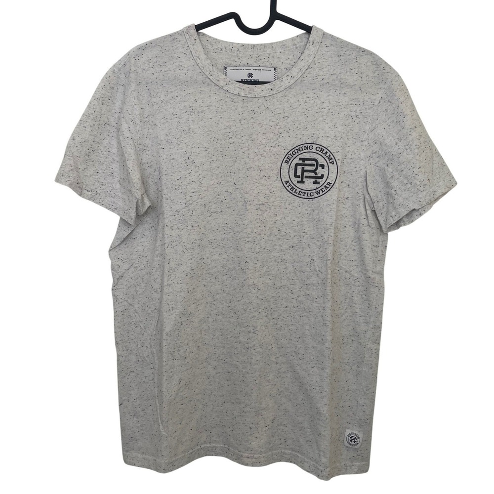 Reigning Champ T-Shirt Athletic Wear Heather White/Grey Small